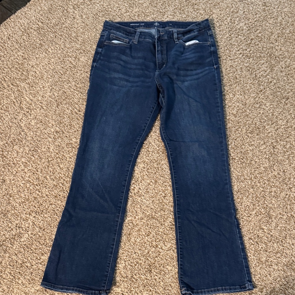 St. John's Bay Straight Leg Dark Blue Jeans